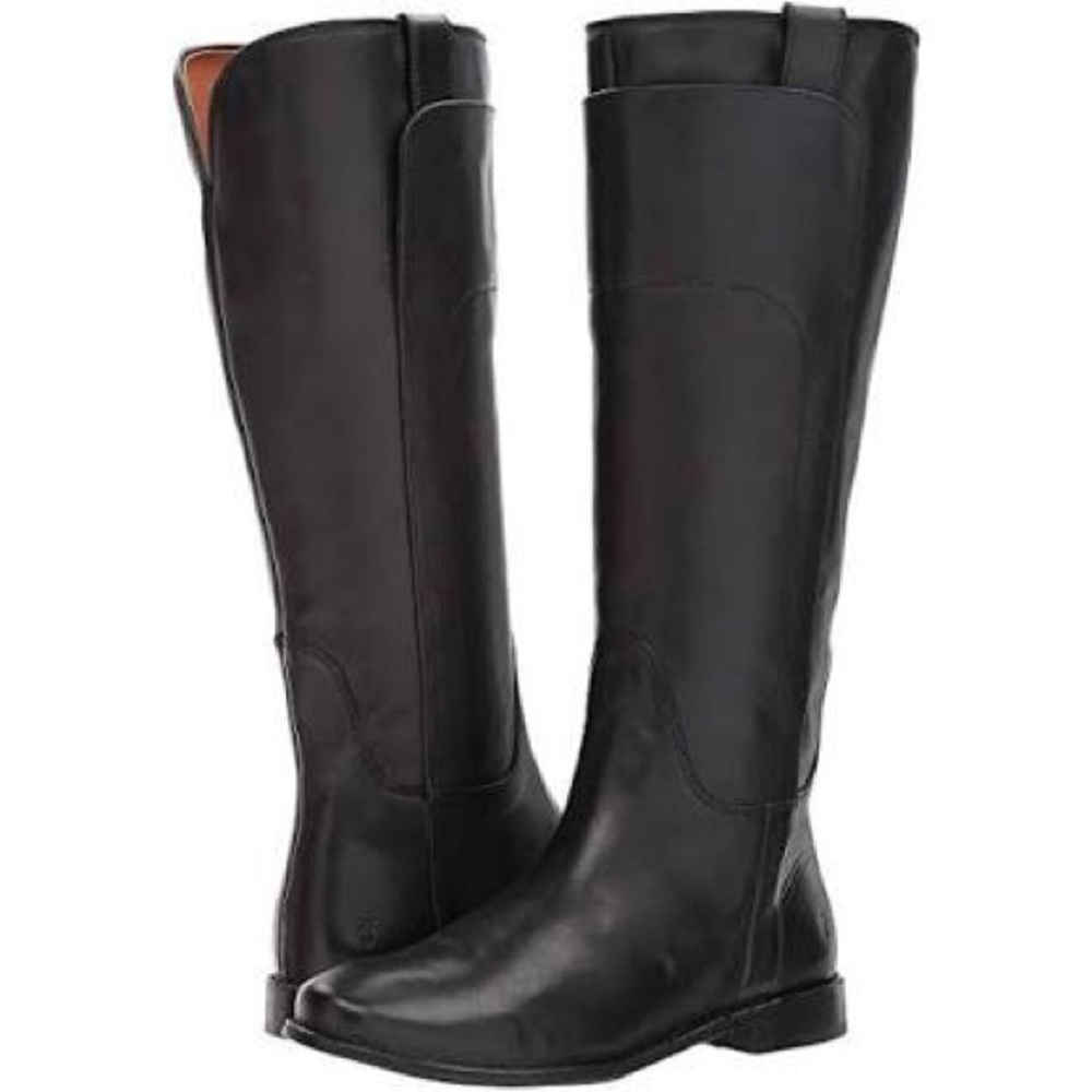 FRYE Black Leather Paige Boots sz 9